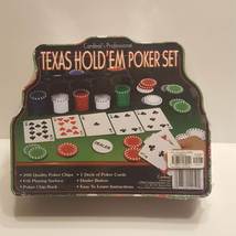 Cardinal&#39;s Professional Texas Hold &#39;Em Poker Set NEW SEALED. UPC 0477541... - £18.09 GBP
