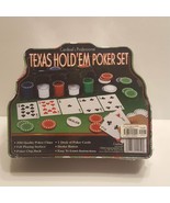 Cardinal&#39;s Professional Texas Hold &#39;Em Poker Set NEW SEALED. UPC 0477541... - £18.01 GBP