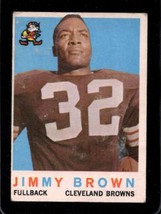 1959 Topps #10 Jim Brown Good+ (Puncture) Browns Hof *XR26808 - £154.17 GBP