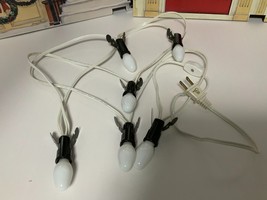 Dept 56 Village Lighting Accessory - 6 Socket Light Cord Set Tested W/ Bulbs - $18.76