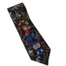 Looney Tunes Mania Western Cowboy Bugs Taz Boots Rope Sheriff Novelty Necktie - £20.34 GBP