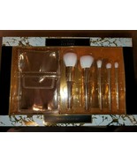 Glitterati Culture Small Makeup Brush Set 6-Pc Travel Brush + Travel Cas... - $272.93 MXN