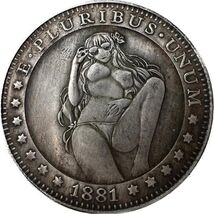 E Pluribus Unum - Fantasy Münze mit Frau Design 1881 - $18.55 CAD