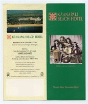 Kaanapali Beach Hotel Brochures and Postcard Maui Hawaii  - $17.87