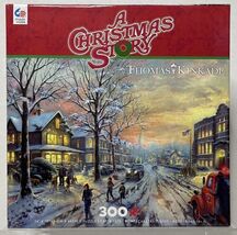 Ceaco A Christmas Story Jigsaw Puzzle 300 Thomas Kinkade Ralphie Triple ... - $15.53