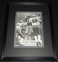 Mean Joe Greene Steelers vs Broncos Framed 11x14 Photo Display  - £25.90 GBP