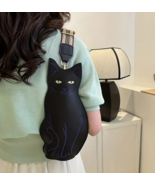 Black cat shoulder bag - $29.88 CAD