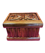 TURKISH PUZZLE MAGIC SECRET TRICK JEWELERY BOX CASE WOOD PANDORA HANDMAD... - £46.70 GBP