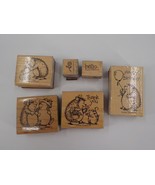 STAMPIN&#39; UP SET OF 6 &quot;HEDGEHOG HAPPINESS&quot; STAMP HELLO HAPPY BIRTHDAY TY ... - £11.21 GBP