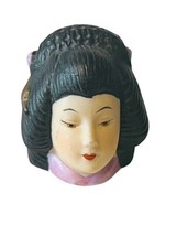 Antique Porcelain Thimble Vtg Bust Ladies Fashion Art Deco Figurine Geisha Japan - £19.74 GBP