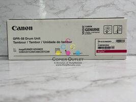 Genuine Canon iRA C256,C257,C356 Magenta Drum Unit GPR-58, GPR58, 2188C0... - $242.55