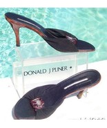 Donald Pliner Couture Tortoise Patent Leather Mesh Elastic Slide Shoe $2... - $78.75