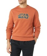 new STAR WARS Men&#39;s Logo Fleece Crewneck Sweatshirt sz L Disney Marvel S... - €16,75 EUR