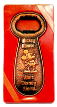 Vintage Walt Disney World Mickey Mouse Brass Bottle Opener Made in Canada - IOB - £22.72 GBP
