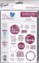 Crafter&#39;s Companion. Die&#39;sire Sentimentals Imagine Stamp Set - $5.00