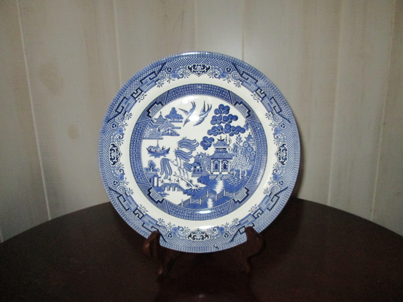 Blue Willow Dinner Plate, Churchill - $9.00