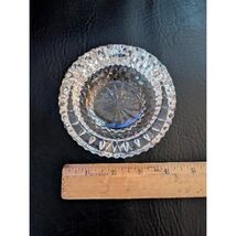 Waterford Irish Crystal Ashtray Decorative Faceted Round Maeve 4 - $31.17