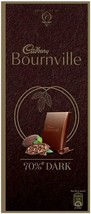 Cadbury Bournville Rich Cocoa 70% Dark Chocolate Bar, 3 x 80 g - £14.67 GBP