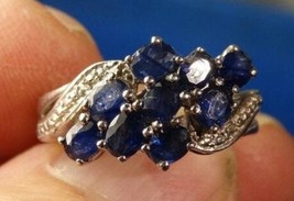 SALE!!! Madagascan Blue Sapphire Ring 2.09ct sz6  - £147.58 GBP