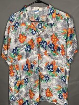 Vintage OP Ocean Pacific Mens Sunwear Hawaiian Hibiscus XL sailboats palm trees - £23.64 GBP