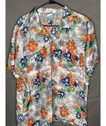 Vintage OP Ocean Pacific Mens Sunwear Hawaiian Hibiscus XL sailboats pal... - $29.65