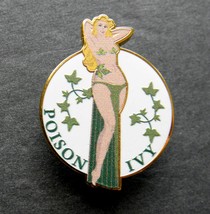 POISON IVY USAF AIR FORCE NOSE ART PRINTED LAPEL PIN BADGE 1 x 1.25 INCHES - $5.74
