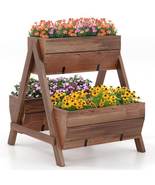 Vertical Raised Garden Bed – 3 Wooden Planter Boxes, Fir Wood A-Frame – ... - $3,434.00 MXN
