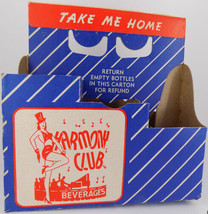 Harmony Club Beverages Cardboard 6 Bottle Carrier - Dancing Girl - £6.87 GBP