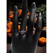 Gorgeous sterling silver amethyst size 7 ring - $31.68