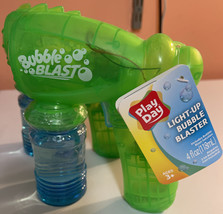Lot x2 Bubble Blaster Light Up Water Gun 4oz Solution Summer Fun Toy Kids - £7.57 GBP