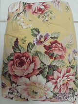 Ralph Lauren Sophie Brooke FULL FITTED Sheet Yellow Floral Cottage Retired - $88.90