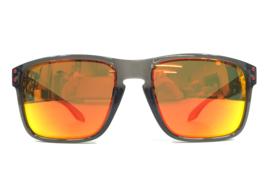 Oakley Sunglasses Holbrook Low Bridge Fit OO9244-2856 Grey Smoke with Prizm Ruby - $143.54