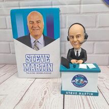 Steve Martin Charlotte Hornets NBA Talking Bobble Head 30 yrs W/ Box - $14.25