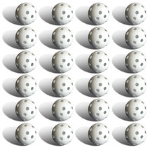 24 Polyurethane White Plastic Golf Balls - £24.15 GBP
