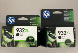 Lot of 2 Genuine HP 932XL Black Printer Ink Cartridge CN053AN - EXP 17/2023 - $239.42 MXN