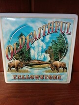 Vintage Yellowstone Old Faithful Trivet Wall Hanging  - $368.88 MXN