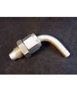 CRAWFORD SWAGELOK Gas Tubing Connector 7/16&quot; Male thread to 1/4&quot; Hose 90... - $6.92