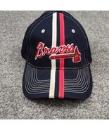 Vtg Atlanta Braves Hat Cap Men Blue Red Drew Pearson Tomahawk - £12.67 GBP