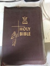 1950 Holy Bible, The Catholic Press, Inc. , 7.5x11.5 Pope - £15.67 GBP