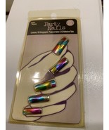 Revlon Street Wear Party Nails Holographic Press-On Magenta New in Packa... - $222.31 MXN