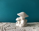 W7 - Small Mushrooms Ceramic Bisque Ready-to-Paint - $1.50