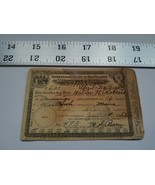 Home Treasure Independent Order Odd Fellows Official Certificate 1952 Ma... - $9.49