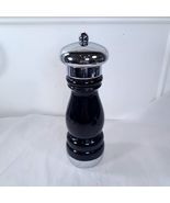 Vintage Williams Bounds Wooden Black salt Pepper Hand Grinder Mill WM Ad... - $58.56 CAD