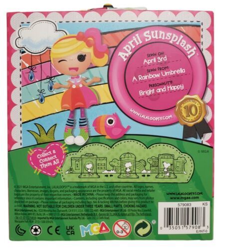 Lalaloopsy Mini April Sunsplash 3” Doll & Pet Bird W/ Accessories - NEW - $8.01