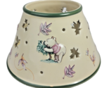 Disney Winnie the Pooh and Friends Ceramic 7 inch Candle Topper Lamp Shade - $20.17