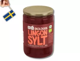 Garant Organic Lingonberry Jam - Handpicked Berries from Sweden, 400g (1... - $9.73