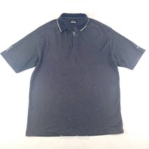 Nike Golf Dri-FIT Polo Shirt Blue AIM Investments Logo Men’s Size L - $10.88