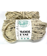 Lion Brand Yarns Wool Ease Thick &amp; Quick - Two Skeins Oatmeal Super Bulk... - $21.77