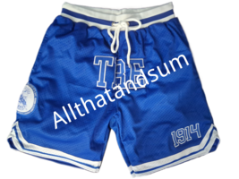 PHI BETA SIGMA Fraternity Line Number Basketball Shorts TRE CLUB - $1,299.49 MXN