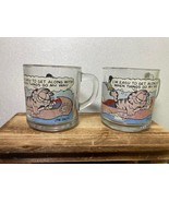 VINTAGE Lot of 2 Garfield Glass Mug Coffee Cup McDonald’s Jim Davis - $9.50